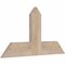 Ekena Millwork Portland Smooth Timber Gable Bracket, Douglas Fir, 36"W x 19"H x 1 1/2"D x 5 1/2"F, 13/12 Pitch GBW036X19X0206POR00SDF - alternate 4
